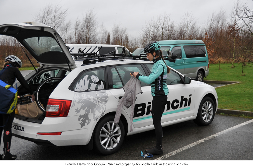 Image of Bianchi Dama team car