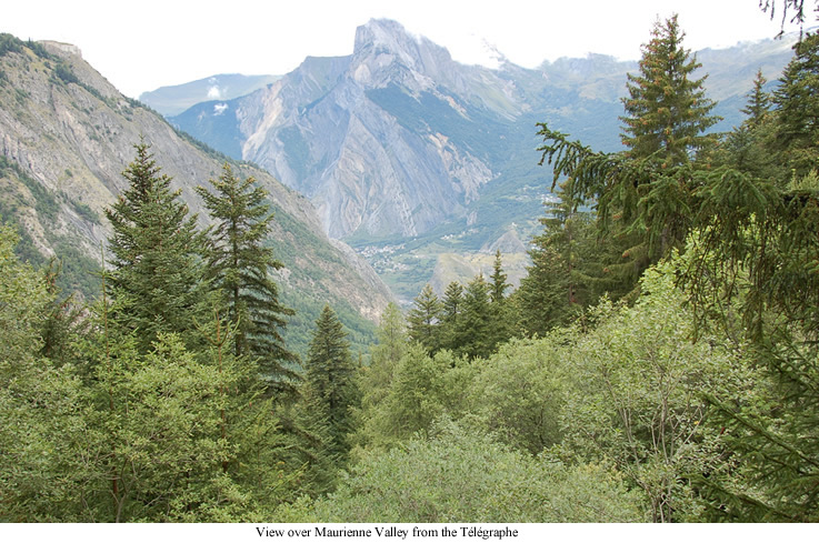 Veiw over maurienne valley from Col du telegraphe