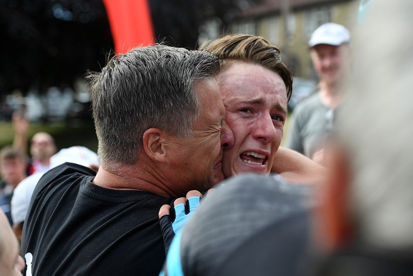 Image of Conor Swift and his dad 