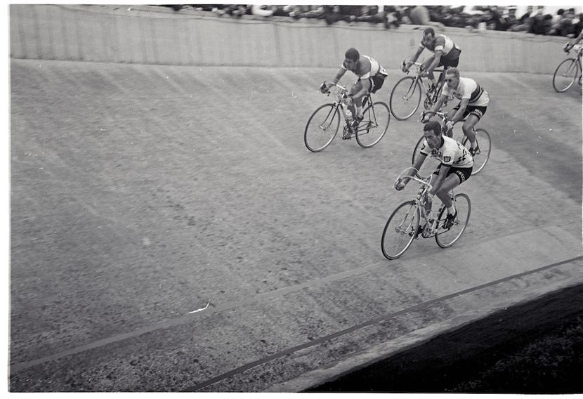 Image of finish line of stage four